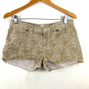 Madewell Spots Safari Cut Off Shorts 28